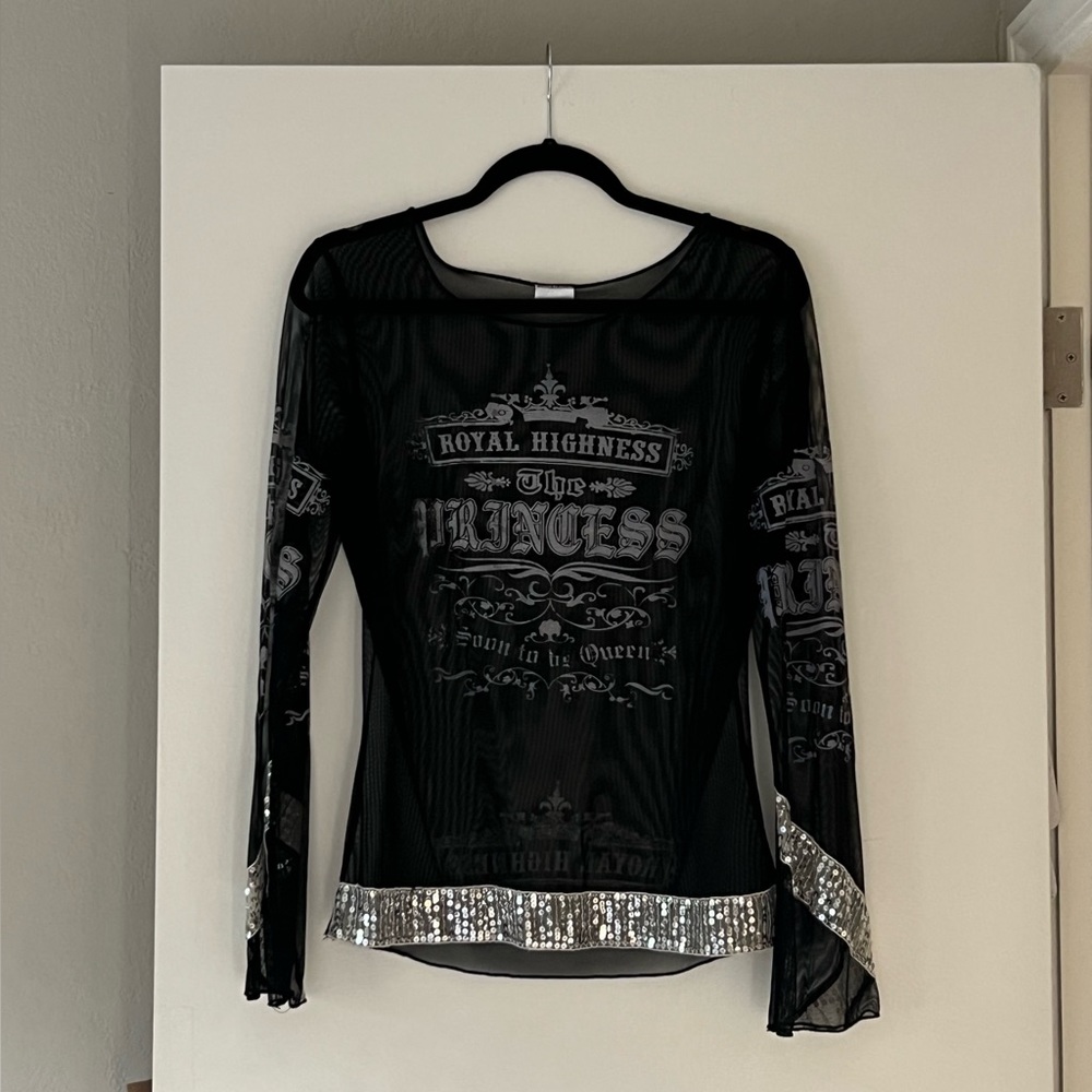 Boutique Sequins Shirt - M